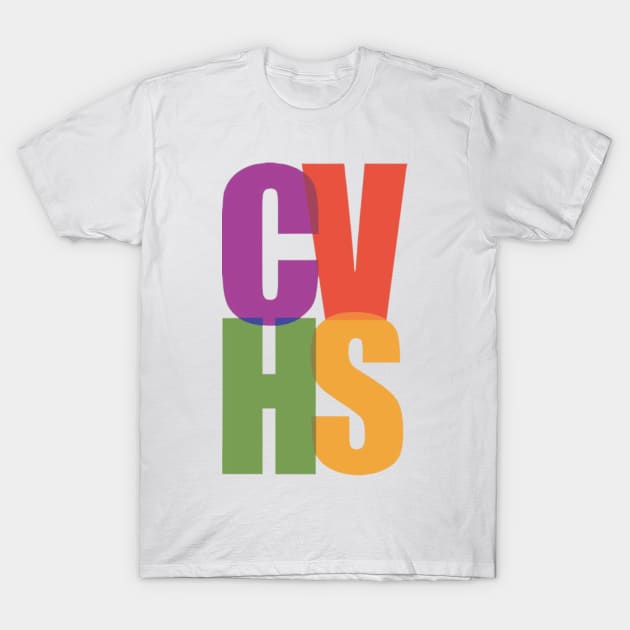 CVHS multicolor logo T-Shirt by Carnegie Vanguard High School PTO